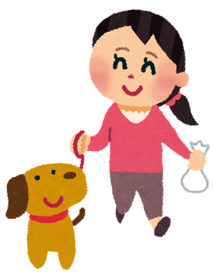 pet_sanpo_woman pet_sanpo_woman